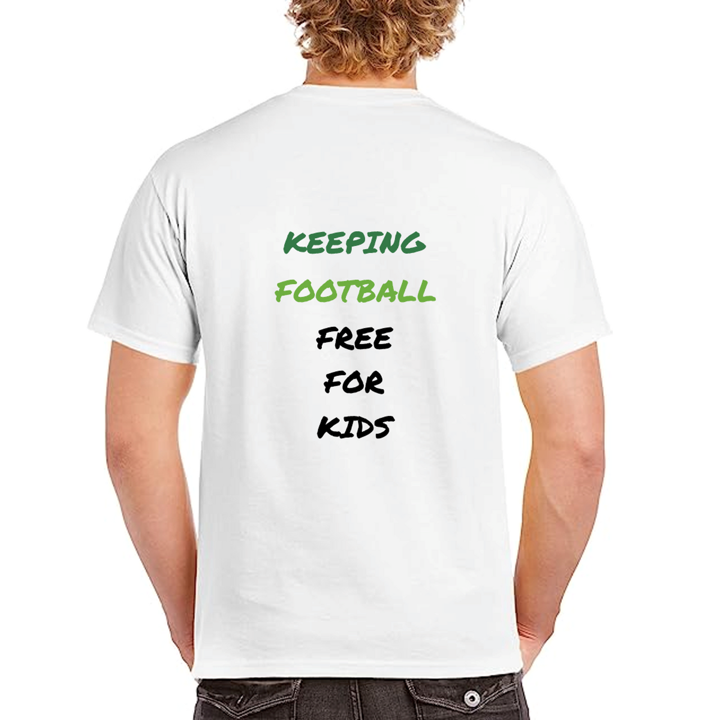 The Kano Foundation White Tee Keeping Football Free For Kids